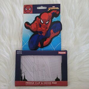 Paladone Spiderman Fridge Clip and Memo Pad Set